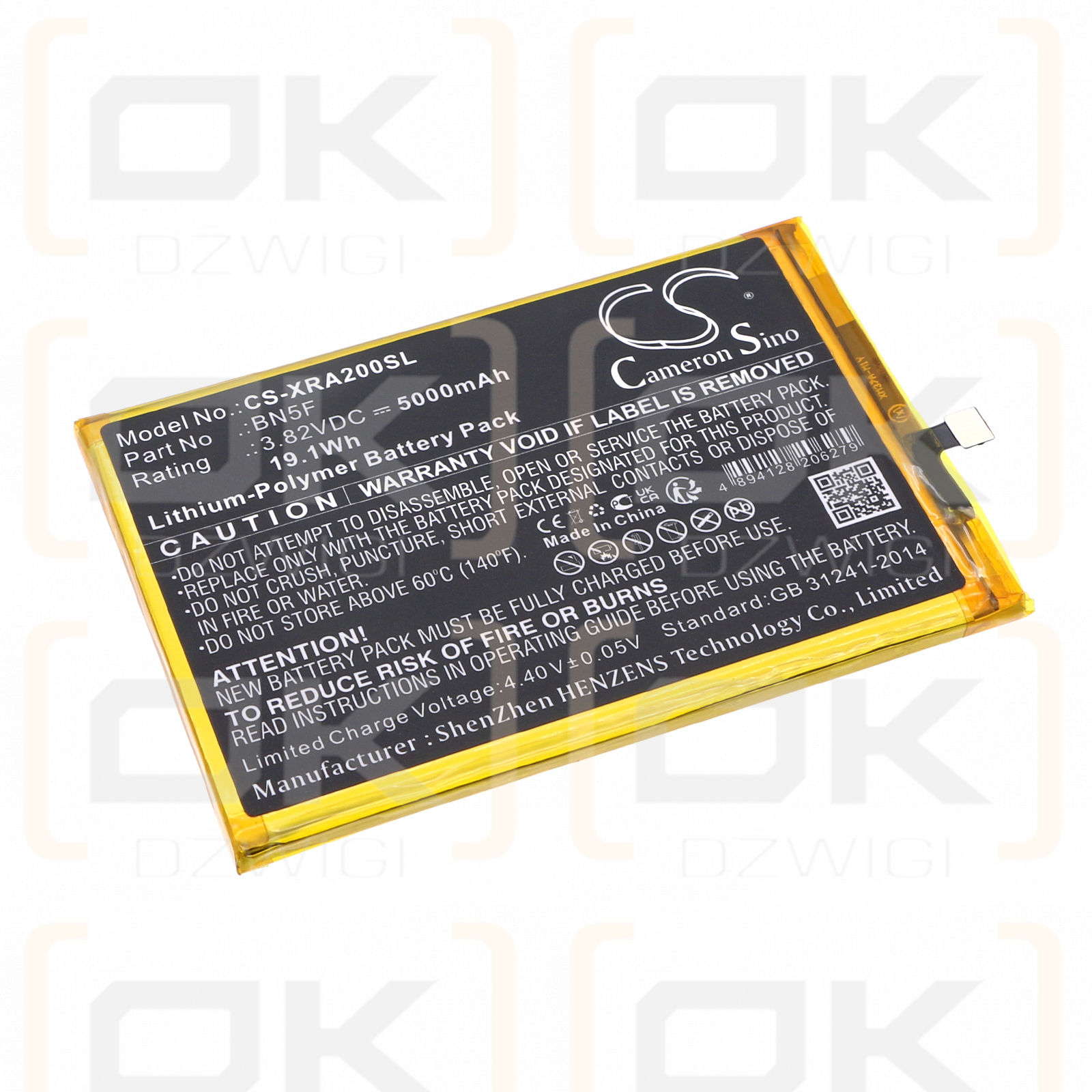 Xiaomi Redmi A2 / BN5F 5000 mAh Li-Polymer 3,82 V (Cameron Sino)