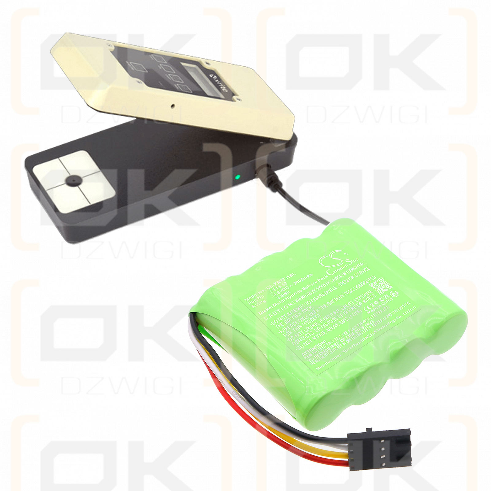 Денситометр X-Rite 341C / SE-15-43 Rev C 2000 мАч Ni-MH 4,8 В (Cameron Sino)