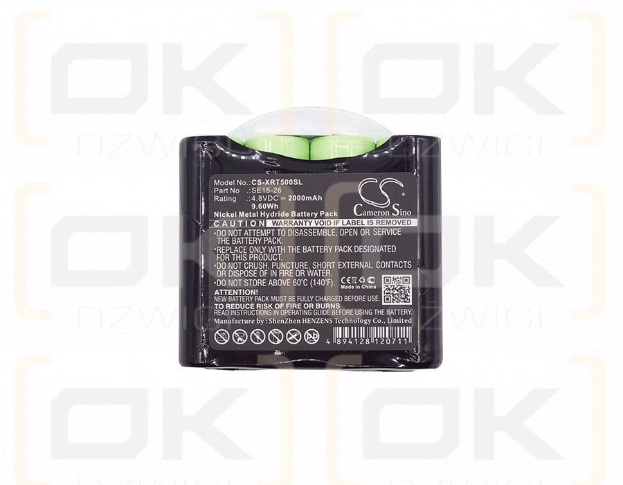 X-Rite 530 / SE15-26 2000mAh Ni-MH 4.8V (Cameron Sino)