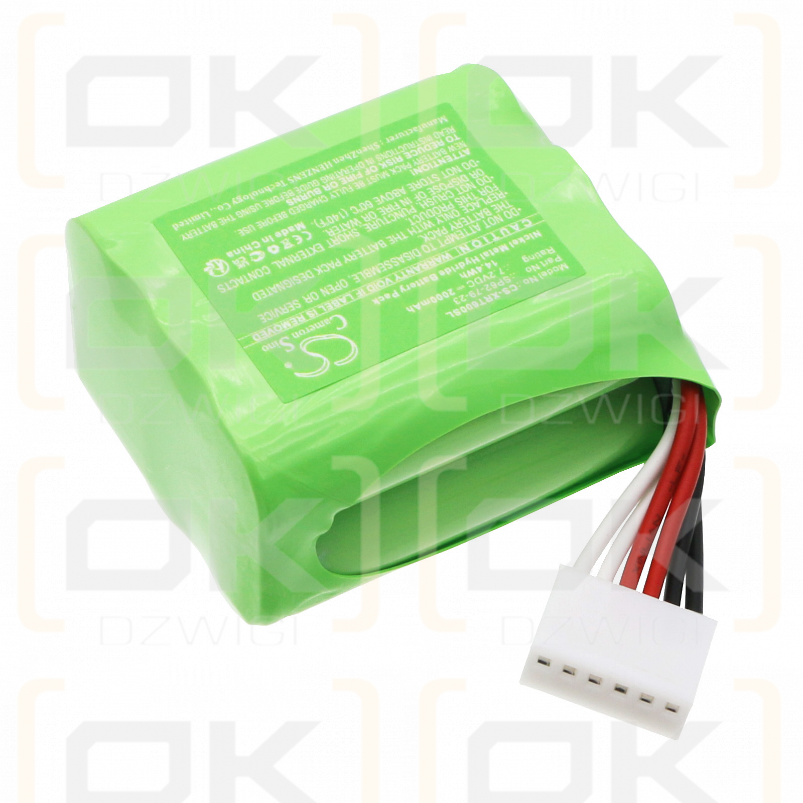 X-Rite SP62 / SP62-79-23 2000mAh Ni-MH 7.2V (Cameron Sino)