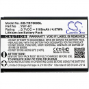 Paquete de baterías personalizado / YBT-6C 1100mAh Li-ion 3.7V (Cameron Sino)