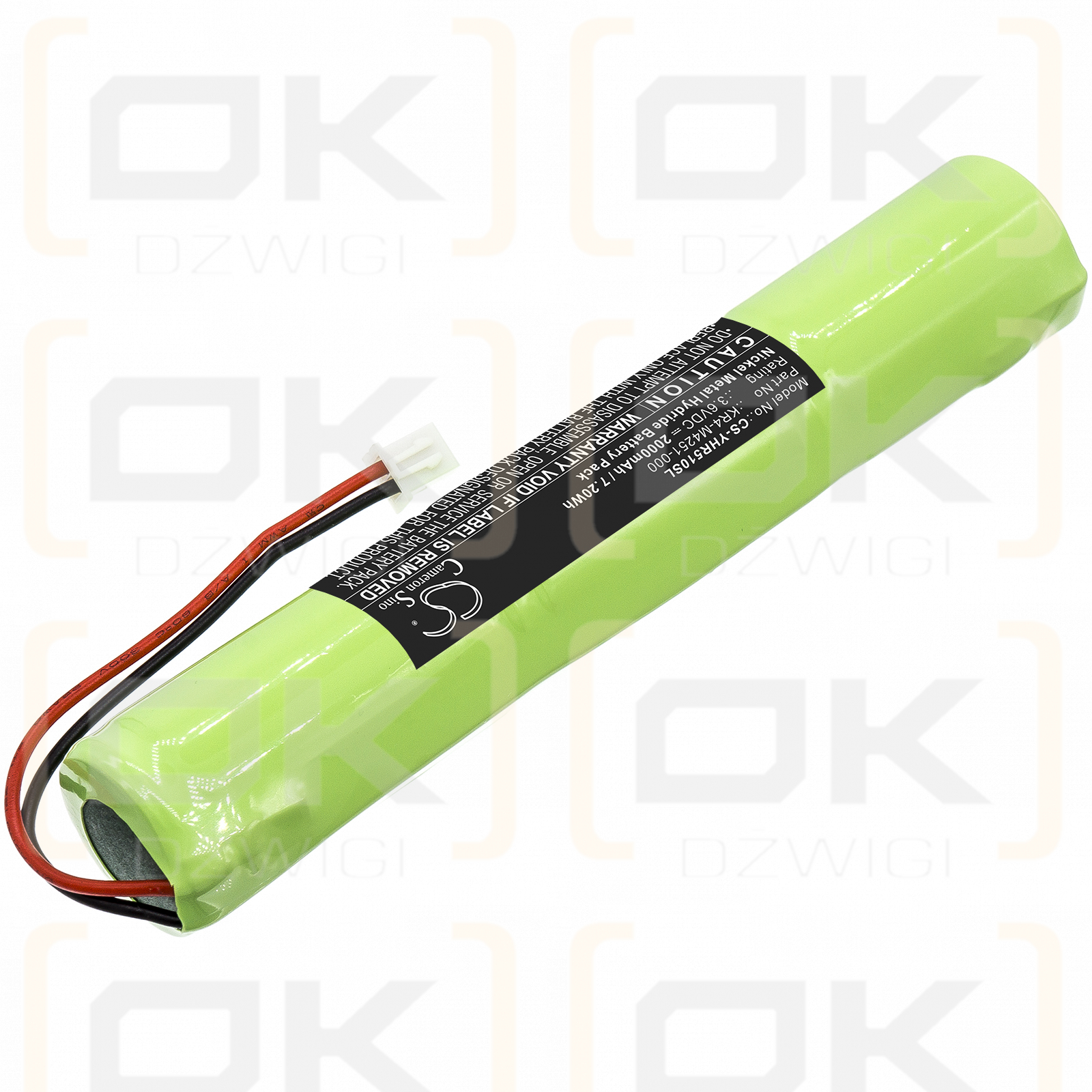 Yamaha KR4-M4251-000 2000mAh Ni-MH 3.6V (Cameron Sino)