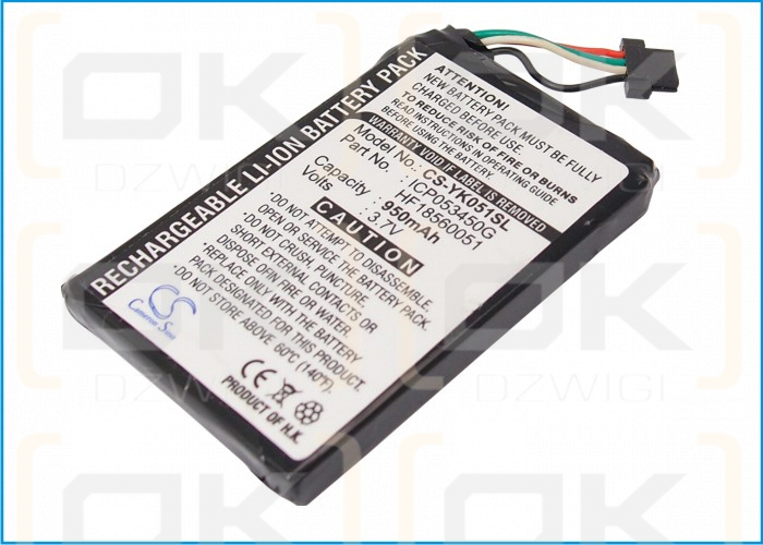 Yakumo EazyGo XS / ICP053450G 950 mAh Li-ion 3.7 V (Cameron Sino)