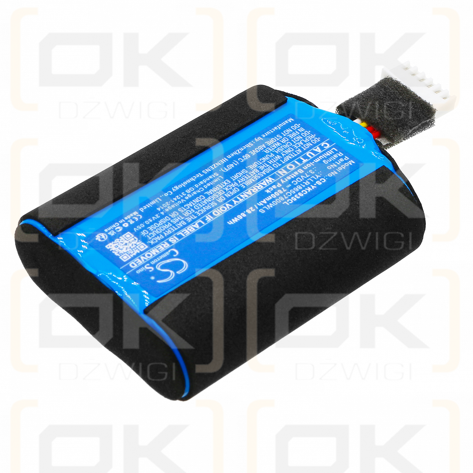 Yealink CP965 / YLLR1865C7800WLS 7800mAh Li-ion 3.7V (Cameron Sino)