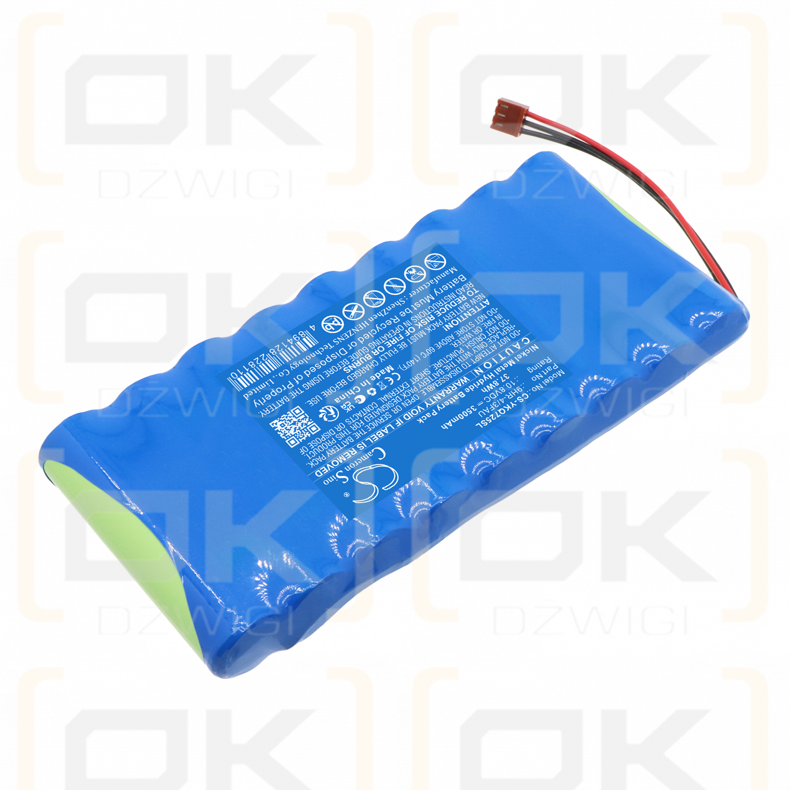 Сменный аккумулятор для Yokogawa AAQ7250/9HR-4/3FAU 3500 мАч Ni-MH 10,8 В (Cameron Sino)