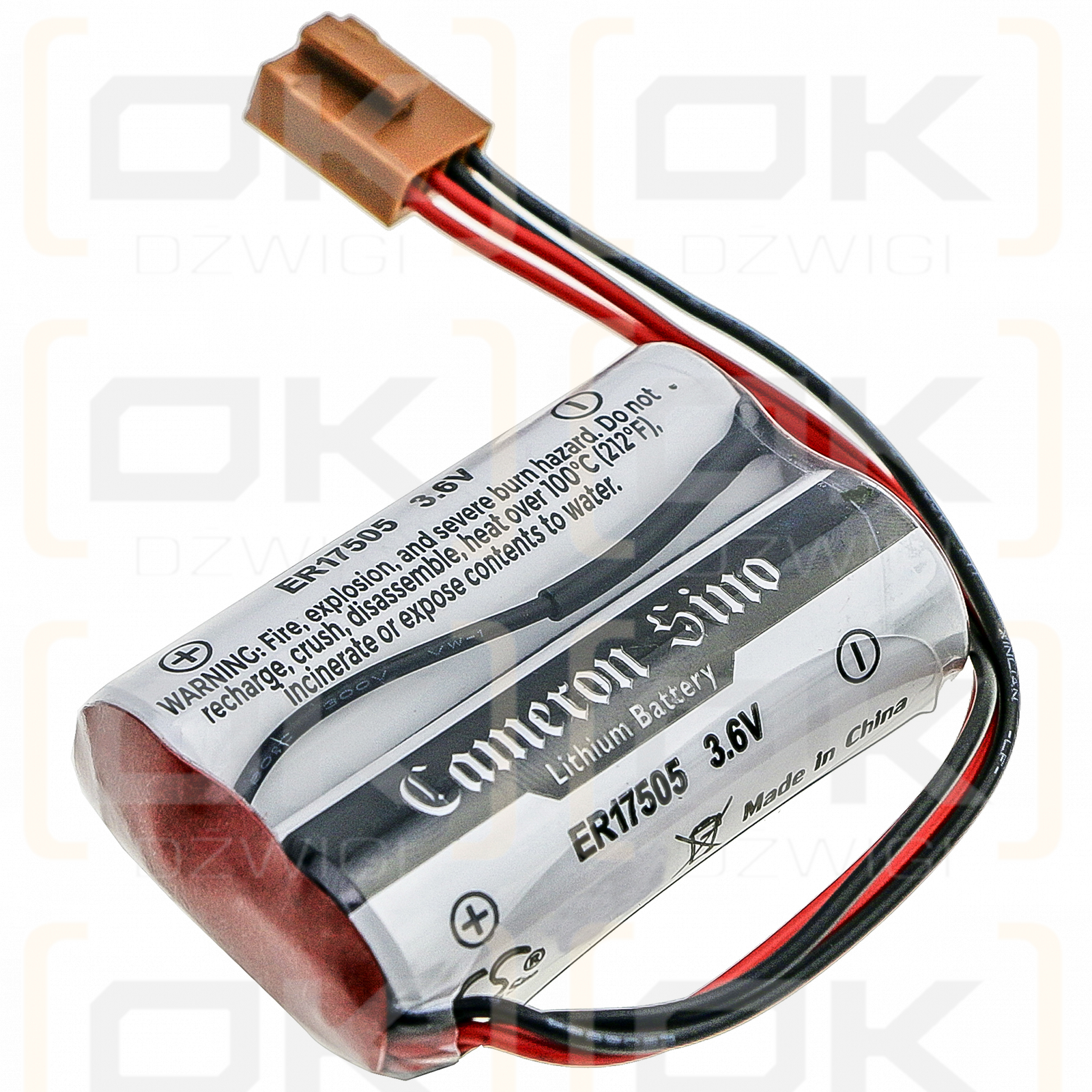 Yaskawa K-24 ER17/50 3500mAh Li-SOCl2 3.6V (Cameron Sino)