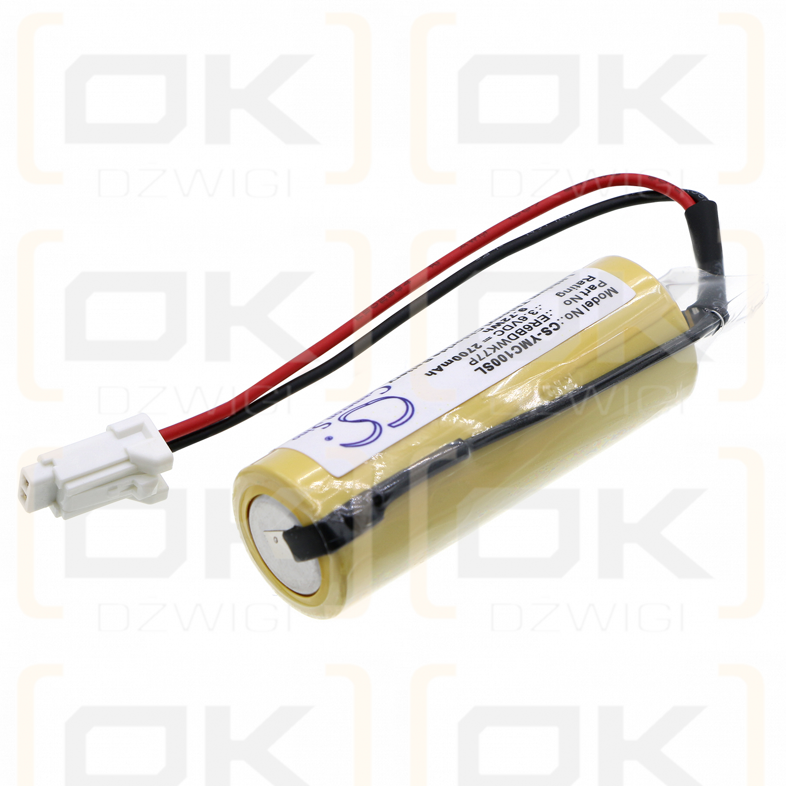 Yaskawa YRC1000 / HW1483880-A 2700mAh Li-SOCl2 3.6V (Cameron Sino)