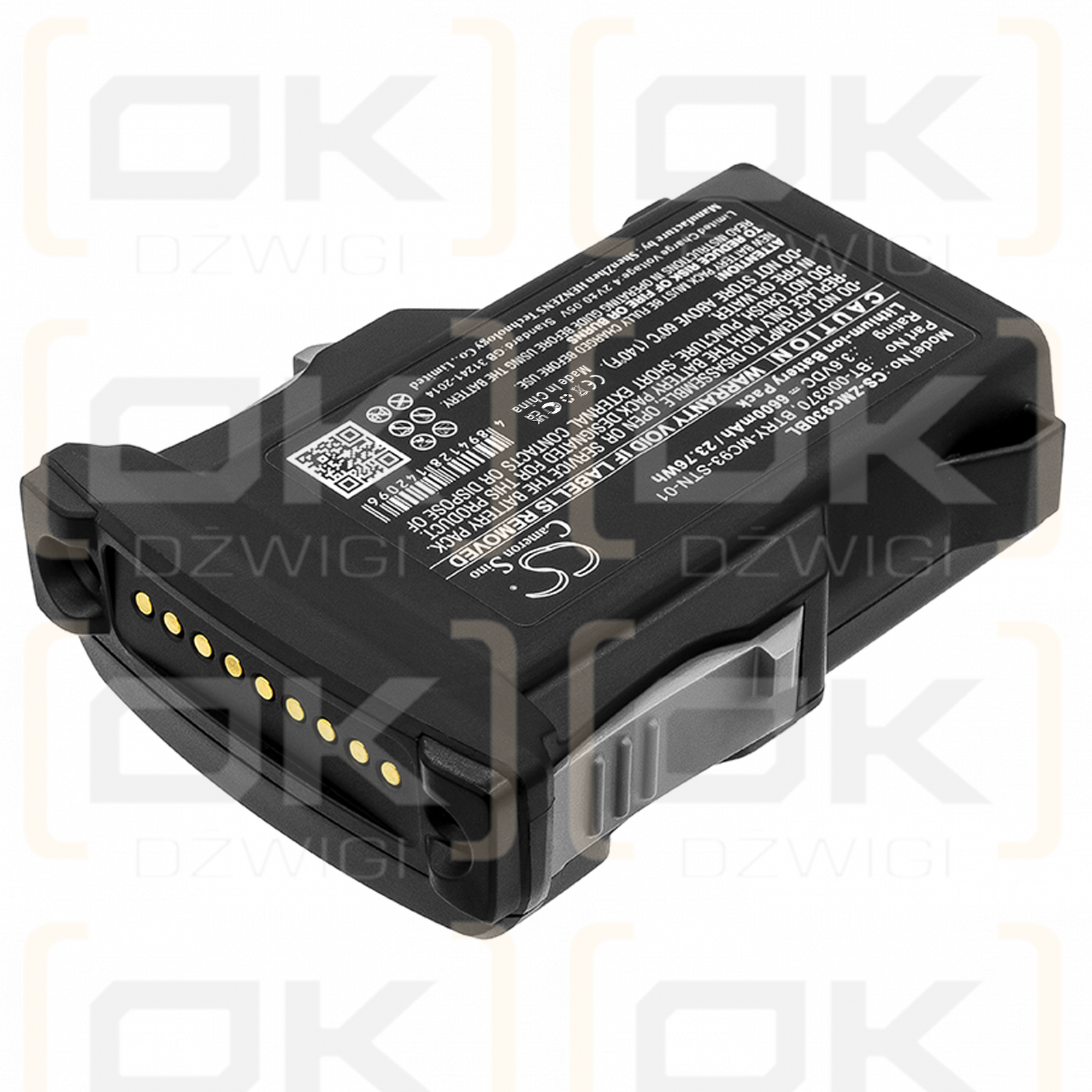 Zebra MC9300 / BT-000370 6600 mAh Li-Ion 3,6 V (Cameron Sino)