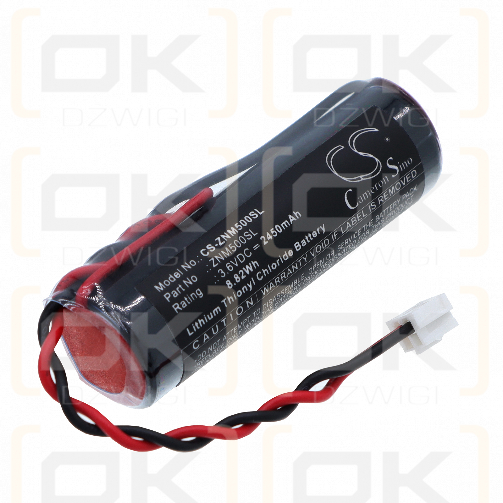 Zenner Zelsius heat meter 2450 mAh Li-SOCl2 3.6 V (Cameron Sino)