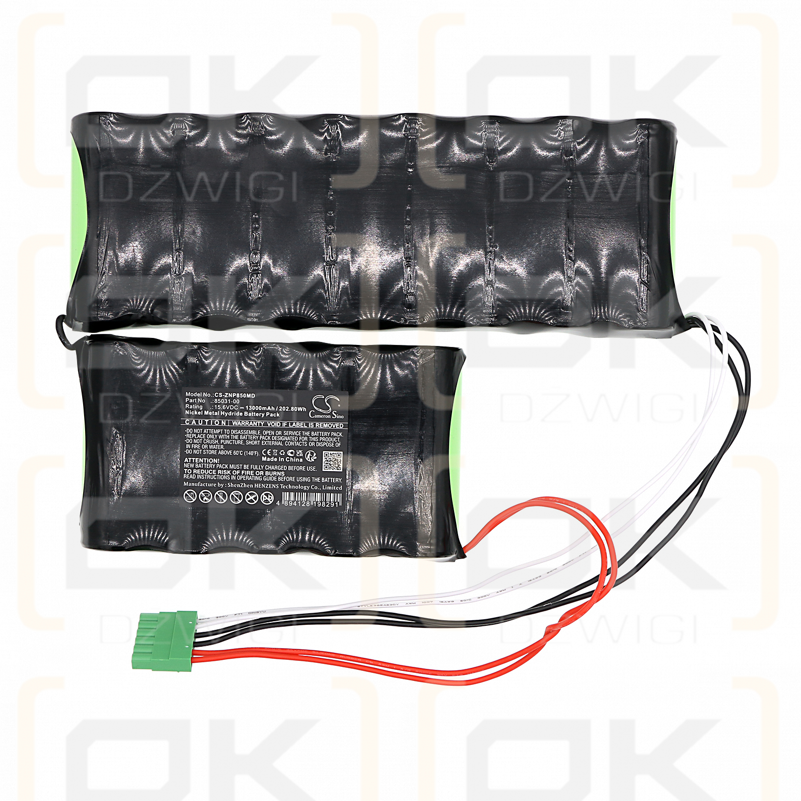 Zonare Z One Pro Ultrasound / 85031-00 13000mAh Ni-MH 15.6V (Cameron Sino)