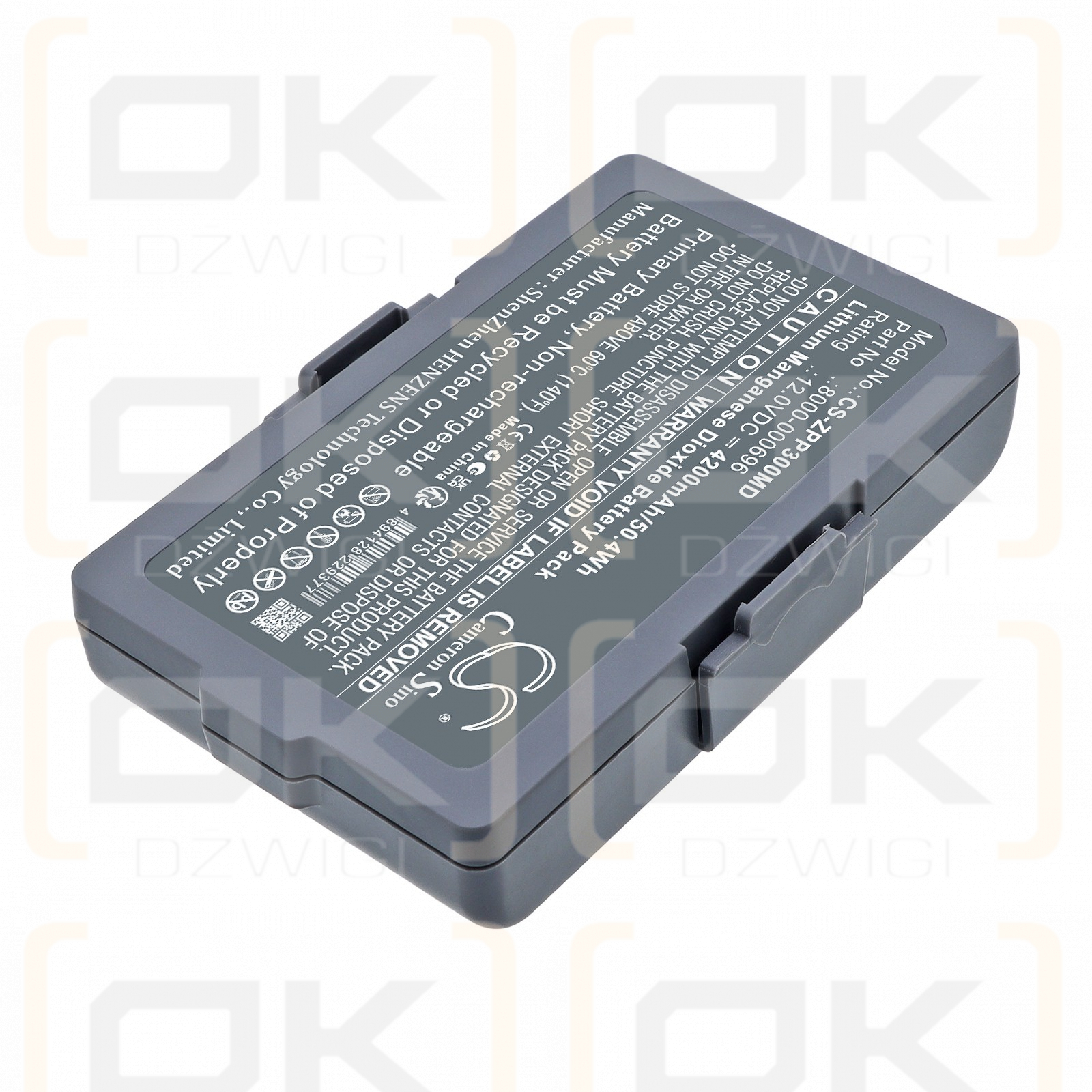 Сменный аккумулятор для Zoll AED 3 / 8000-000696 4200 мАч Li-MnO2 12 В (Cameron Sino)