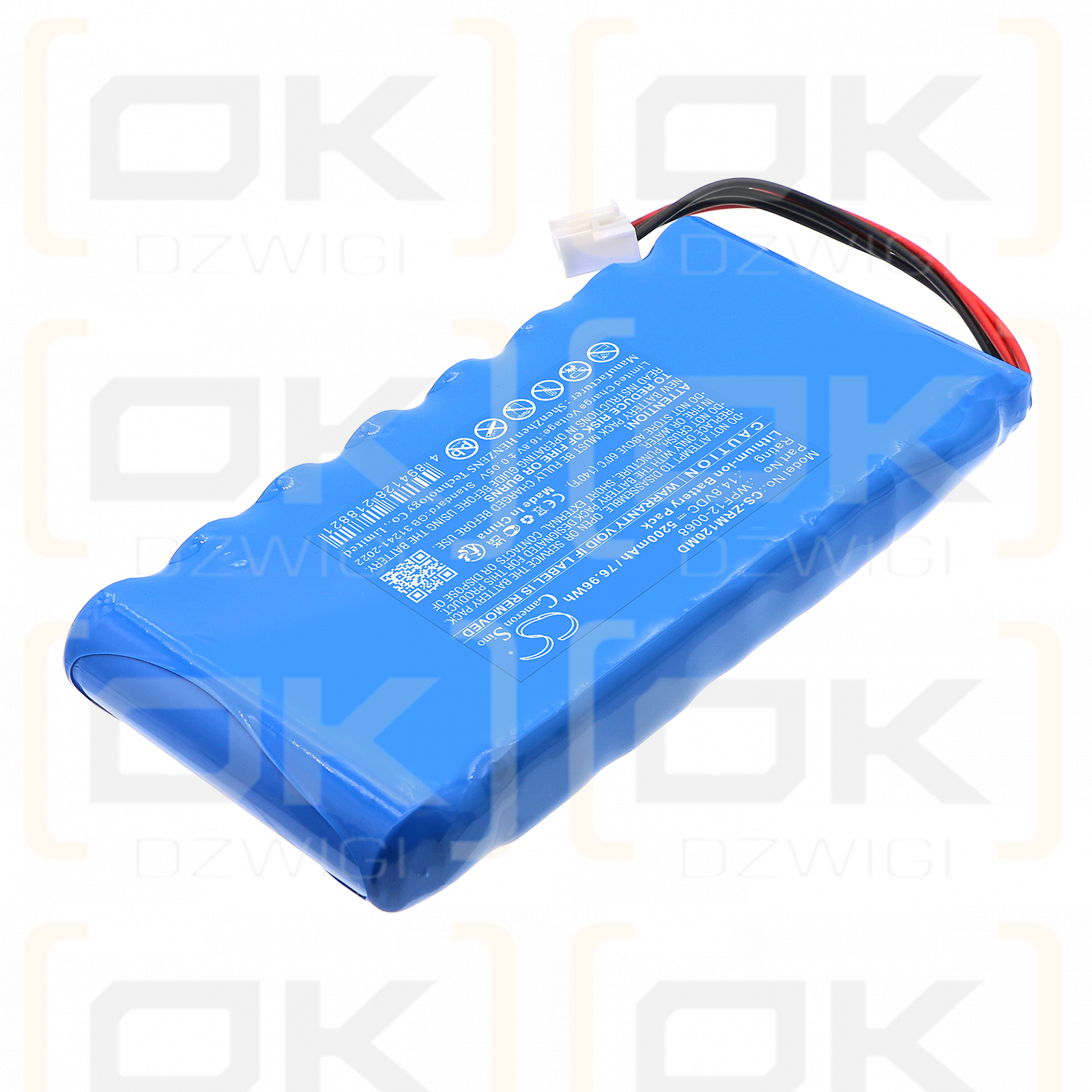 Zoncare iMAC 120B / WPF12-0068 5200mAh Li-ion 14.8V (Cameron Sino)
