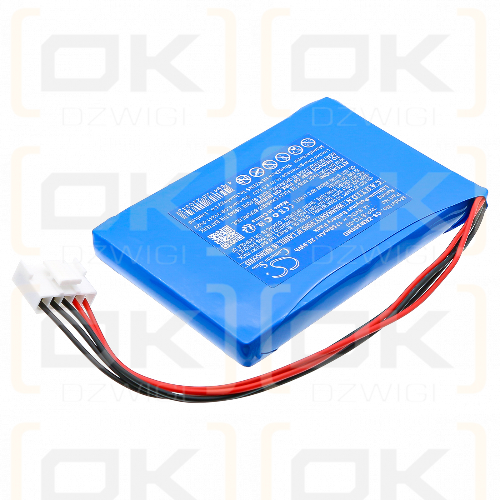 Zoncare iMAC 300 / WP-BTQ-09 1750mAh Li-Polymer 14.8V (Cameron Sino)
