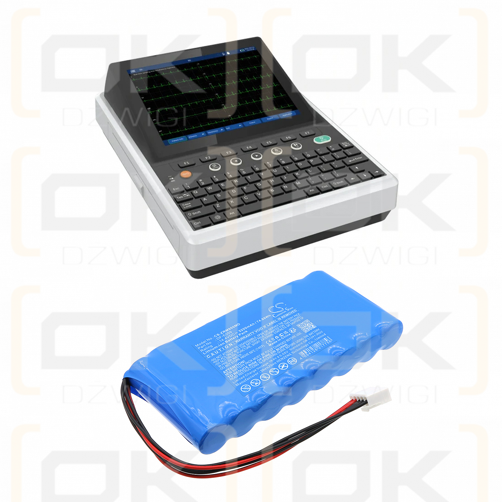 Zoncare iMAC U90 / DF-E059 5200mAh Li-ion 14.4V (Cameron Sino)