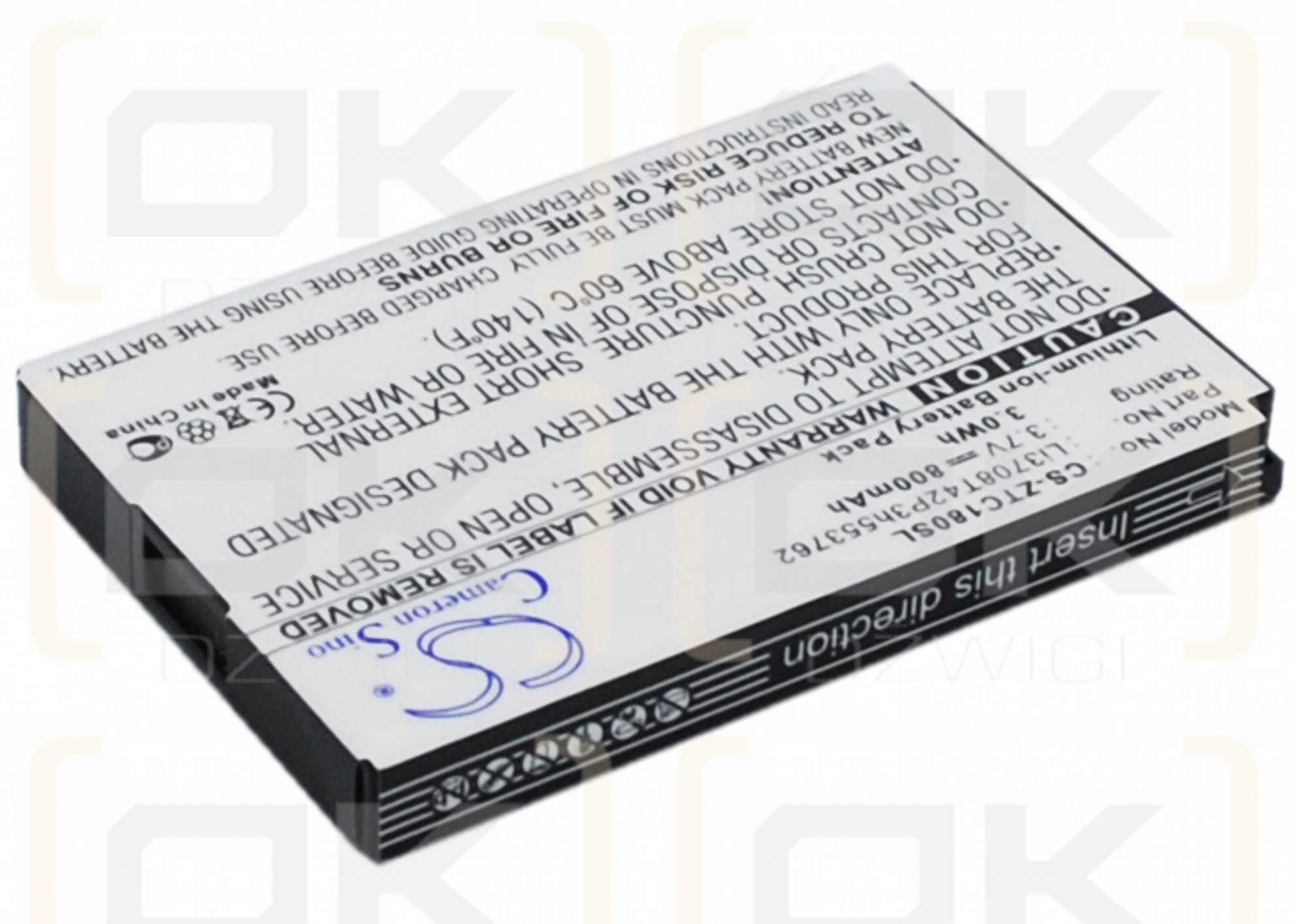 Replacement Battery for Telstra K70 / Li3708T42P3h553762 800mAh Li-ion 3.7V (Cameron Sino)