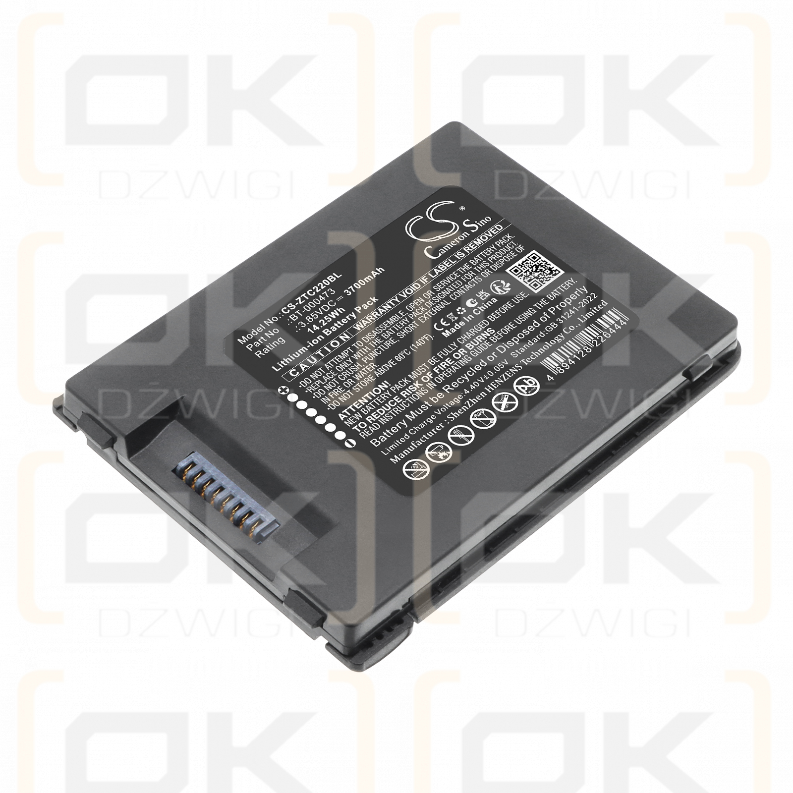 Bateria zamienna do Zebra  TC27 / BT-000473 3700 mAh Li-ion 3.85 V (Cameron Sino)