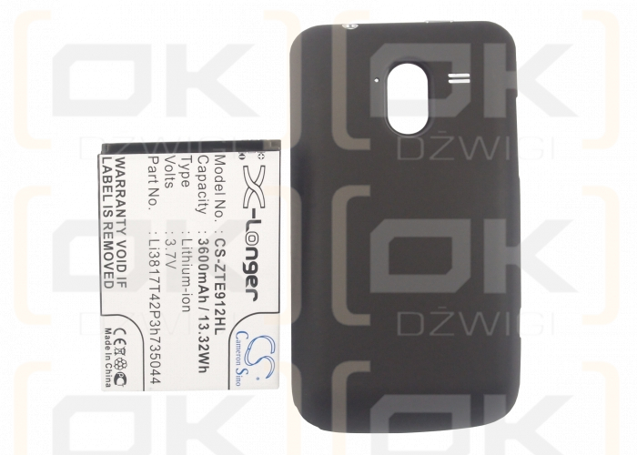 ZTE Avid 4G / Li3817T42P3h735044 3600 mAh Li-Ion 3,7 V (Cameron Sino)