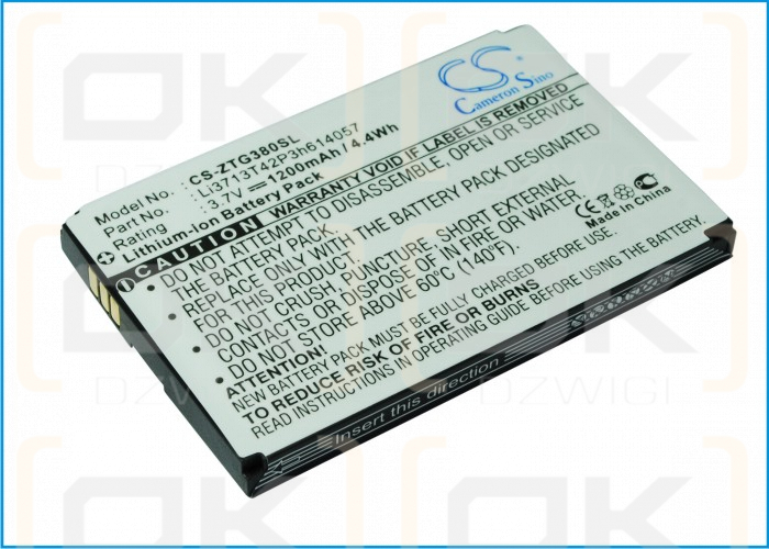 Telstra J-G380 / Li3713T42P3h614057 1200 mAh Li-Ion 3,7 V (Cameron Sino)