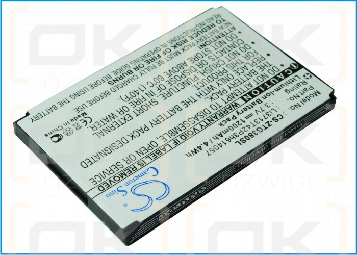 Telstra J-G380 / Li3713T42P3h614057 1200 mAh Li-Ion 3,7 V (Cameron Sino)