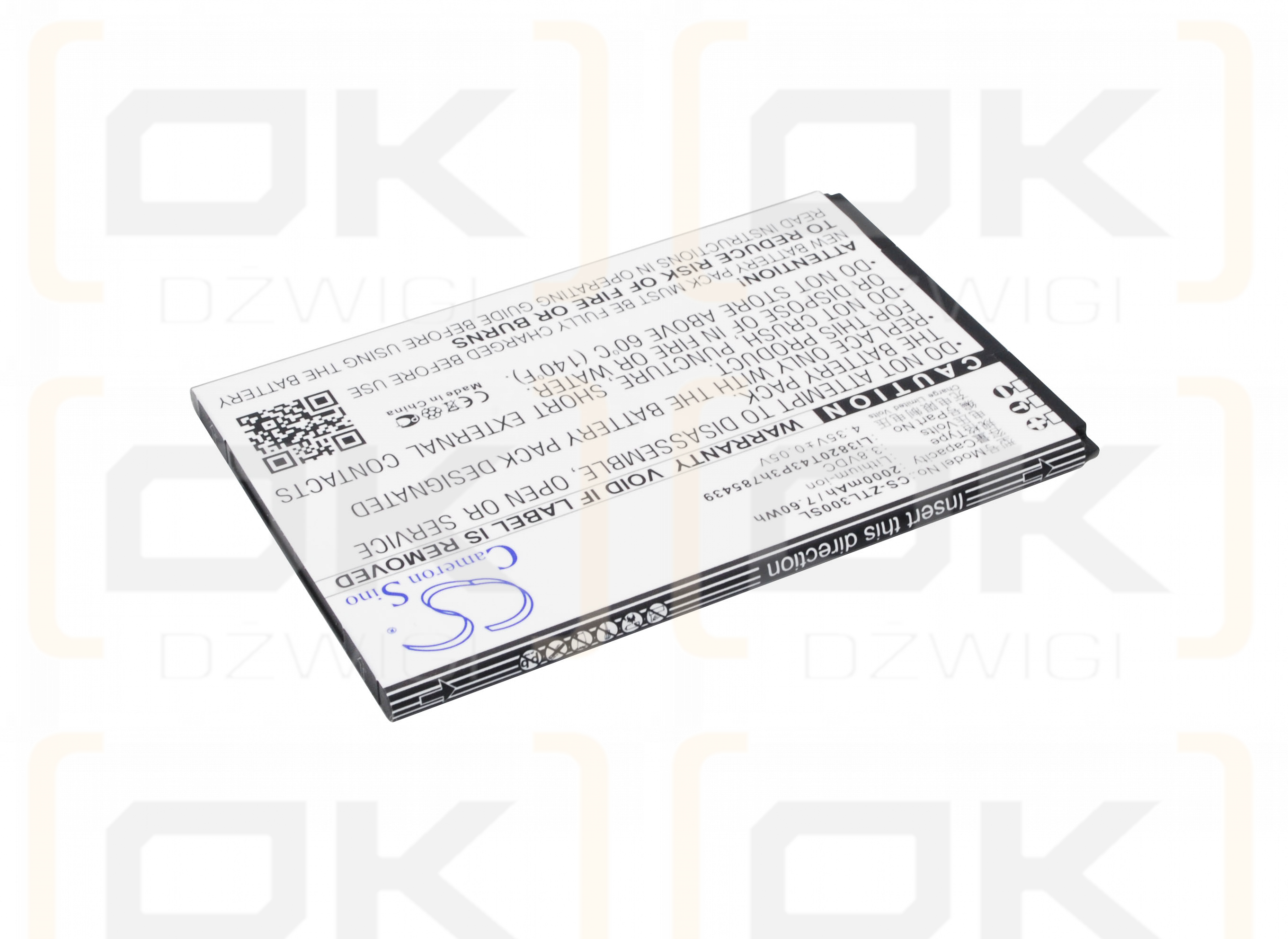 ZTE Blade L3 / Li3820T43P3h785439 2000mAh Li-ion 3.8V (Cameron Sino)