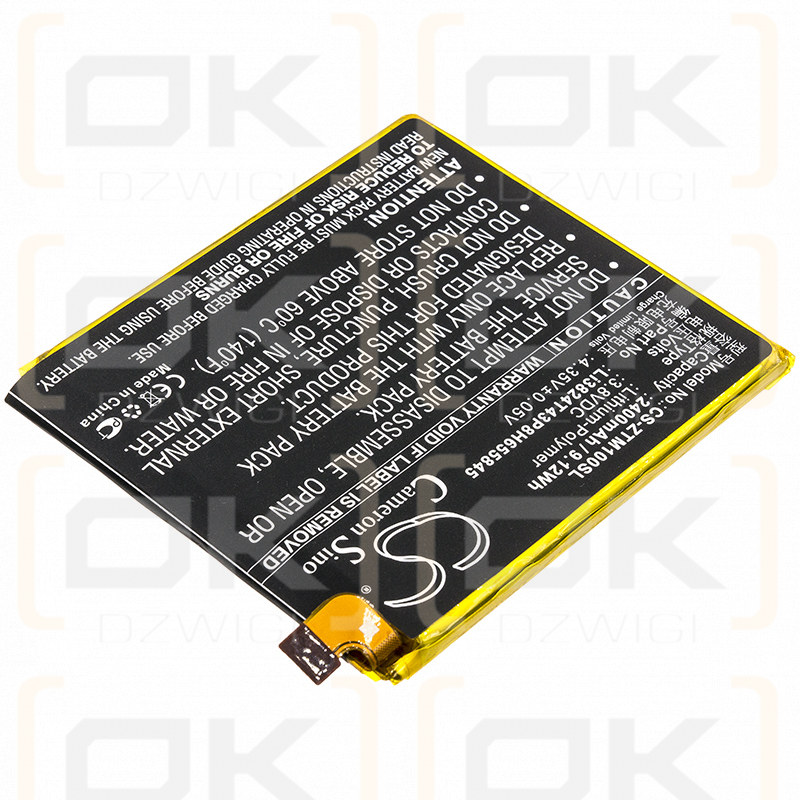 ZTE Mono MO-01K TD-LTE / Li3824T43P8H655845 2400 mAh Li-Polymer 3,8 V (Cameron Sino)