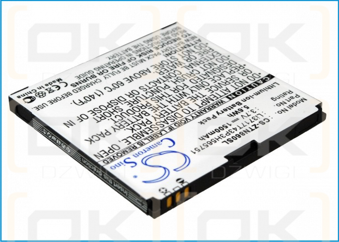 Bateria zamienna do BoostMobile 4G 5.0MP / Li3717T43P3H565751 1500 mAh Li-ion 3.7 V (Cameron Sino)
