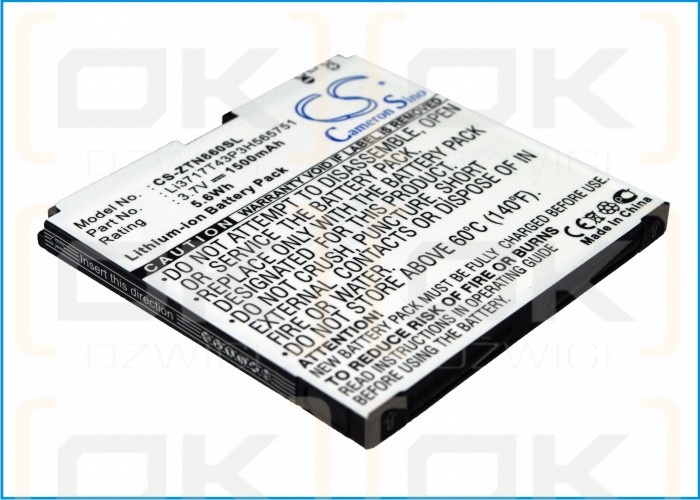 Bateria zamienna do BoostMobile 4G 5.0MP / Li3717T43P3H565751 1500 mAh Li-ion 3.7 V (Cameron Sino)