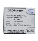 Bateria zamienna do ZTE Q301T / Li3716T42P3h705742 1650 mAh Li-ion 3.7 V (Cameron Sino)