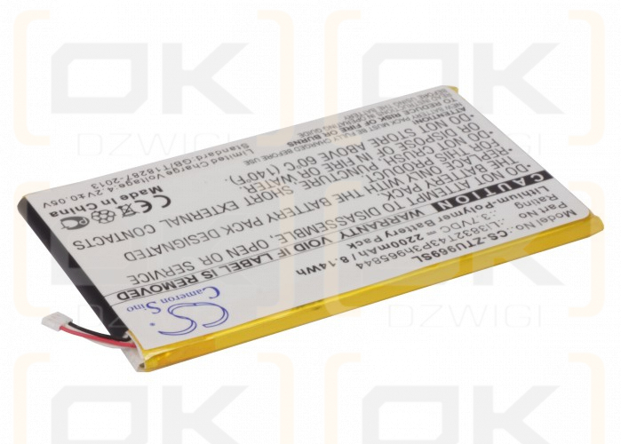 ZTE Z970 / Li3832T43P3h965844 2200 mAh Li-Polymer 3.7 V (Cameron Sino)