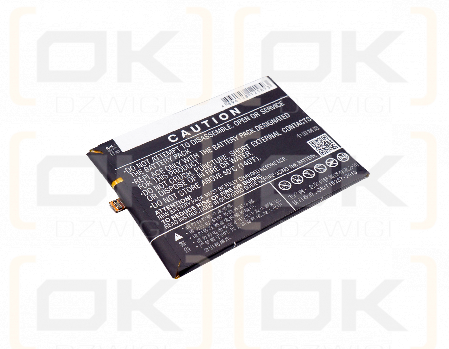 ZTE Blade X7 / Li3822T43P3h786032 2200mAh Li-Polymer 3.8V (Cameron Sino)