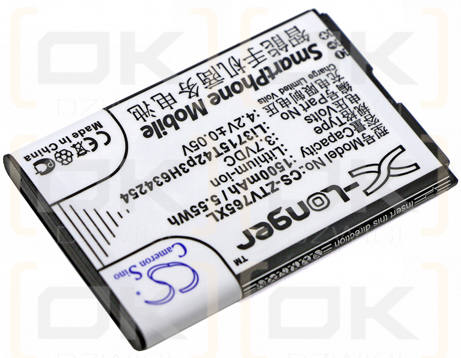 ZTE V765 Nuevas / Li3715T42p3H634254 1500mAh Li-ion 3.7V (Cameron Sino)