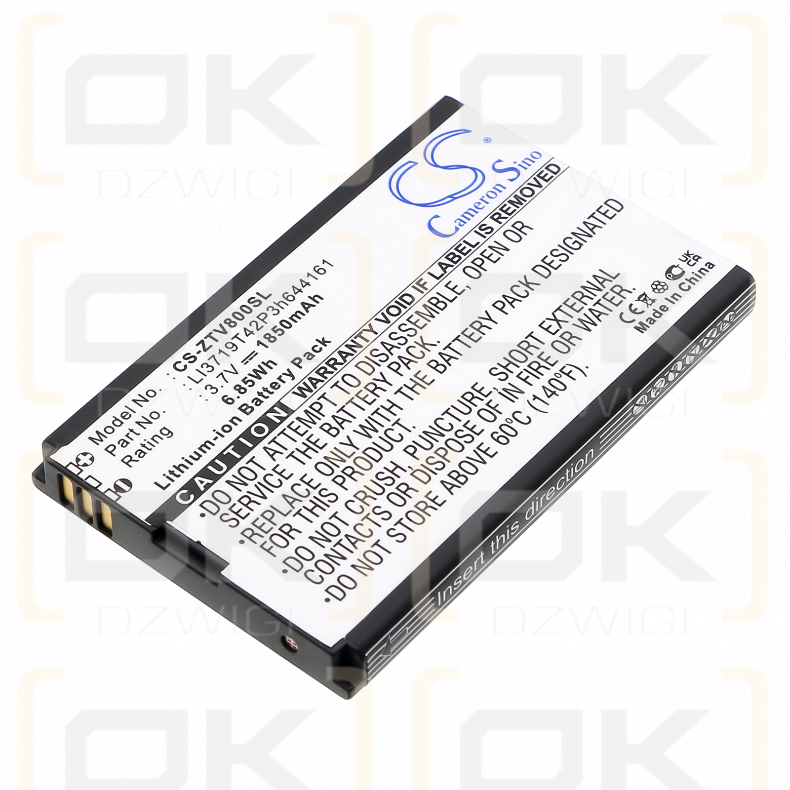 CRICKET Engage / LI3719T42P3h644161 1850mAh Li-ion 3.7V (Cameron Sino)