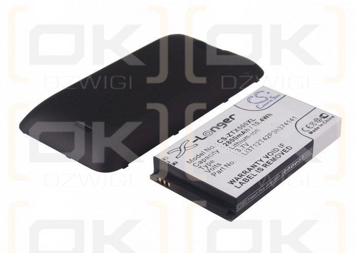 ZTE Score M / Li3712T42P3h374141 2800mAh Li-ion 3.7V (Cameron Sino)