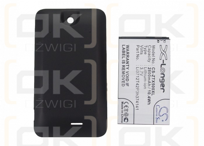 ZTE Score M / Li3712T42P3h374141 2800mAh Li-ion 3.7V (Cameron Sino)