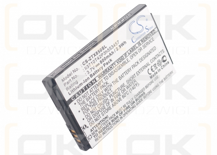 T-Mobile Zest / Li3710T42P3h553457 800mAh Li-ion 3.7V (Cameron Sino)