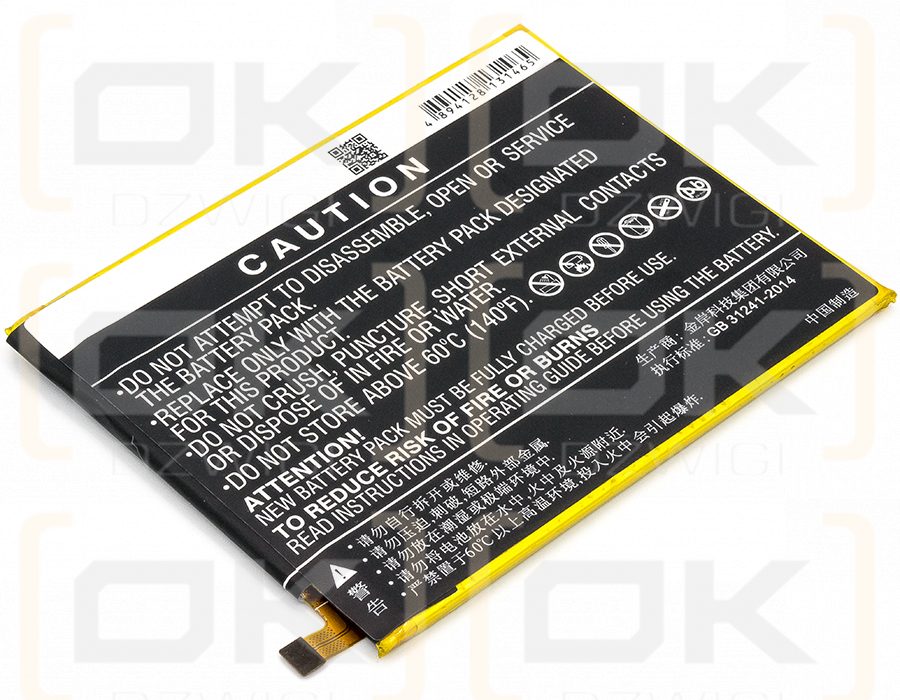 ZTE Z982 / Li3940T44P8h937238 4050mAh Li-Polímero 3.85V (Cameron Sino)