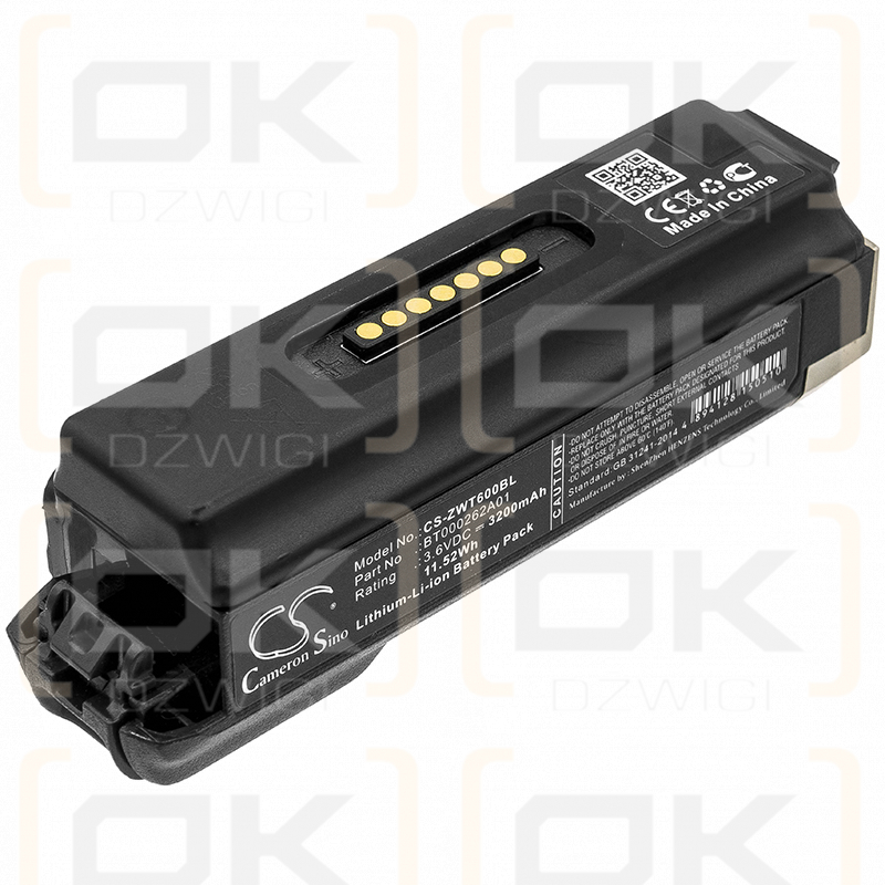 Zebra RS6000 / BT000262A01 3200mAh Li-ion 3.6V (Cameron Sino)