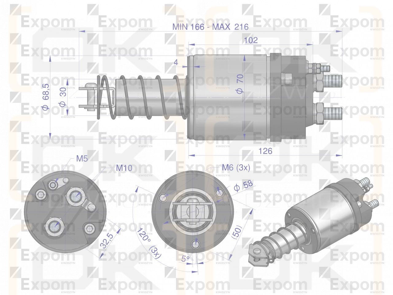 Wyłącznik ( włącznik) rozrusznika 12V. MTZ-80. MTZ-82 ST21237088 EXPOM KWIDZYN eu 