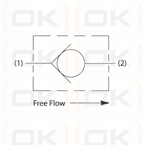 Обратный клапан Parker D06B2P0.1N