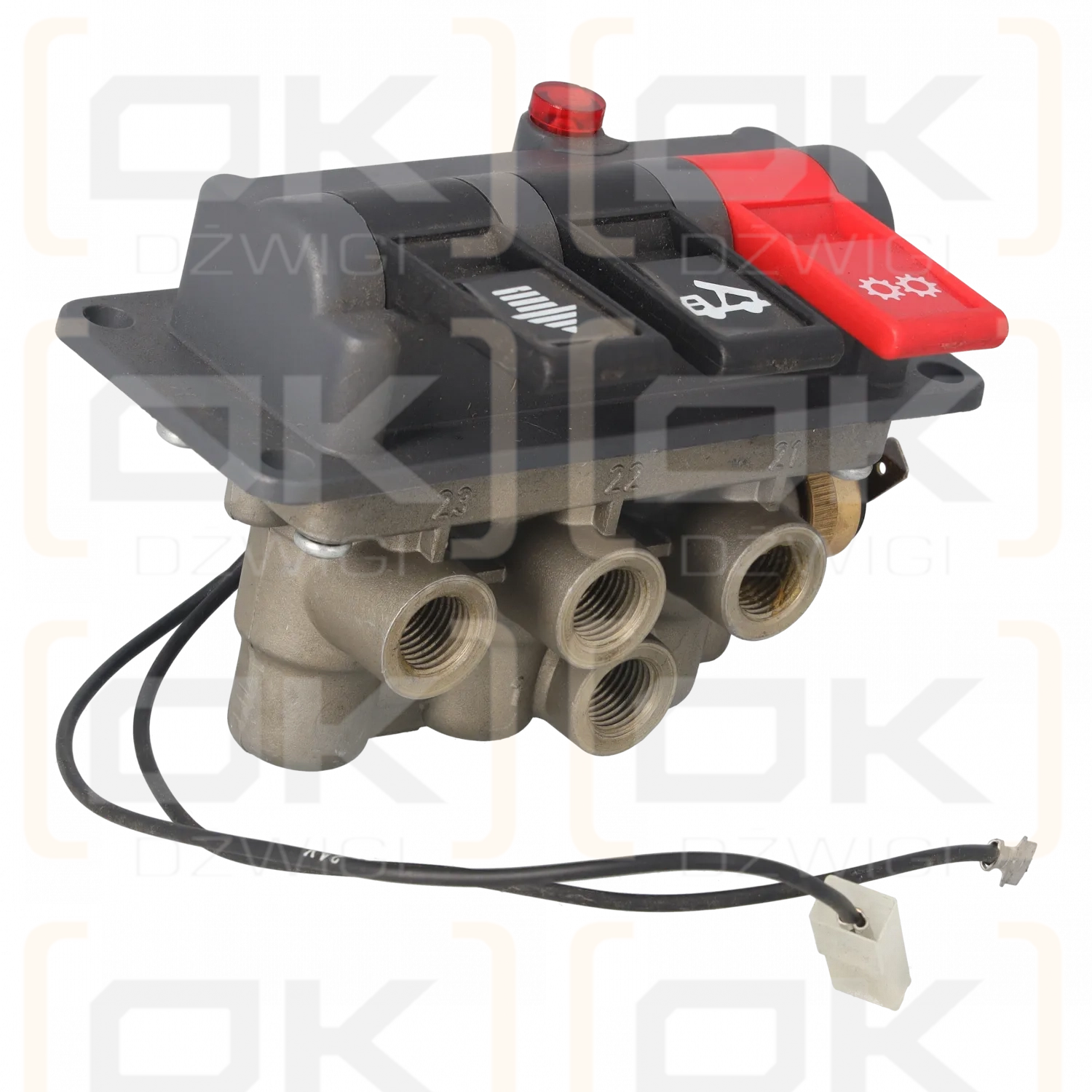 Włącznik pneumatyczny przystawki 3 poz.