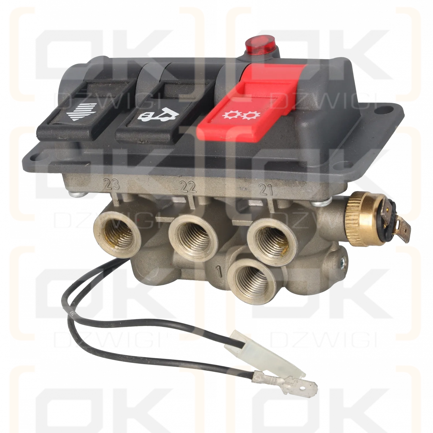 Włącznik pneumatyczny przystawki 3 poz.