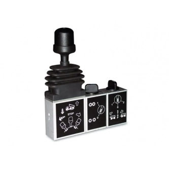 Tipper pneumatic joystick + PTO engagement key + hydroboard switch, M10x1 side connections