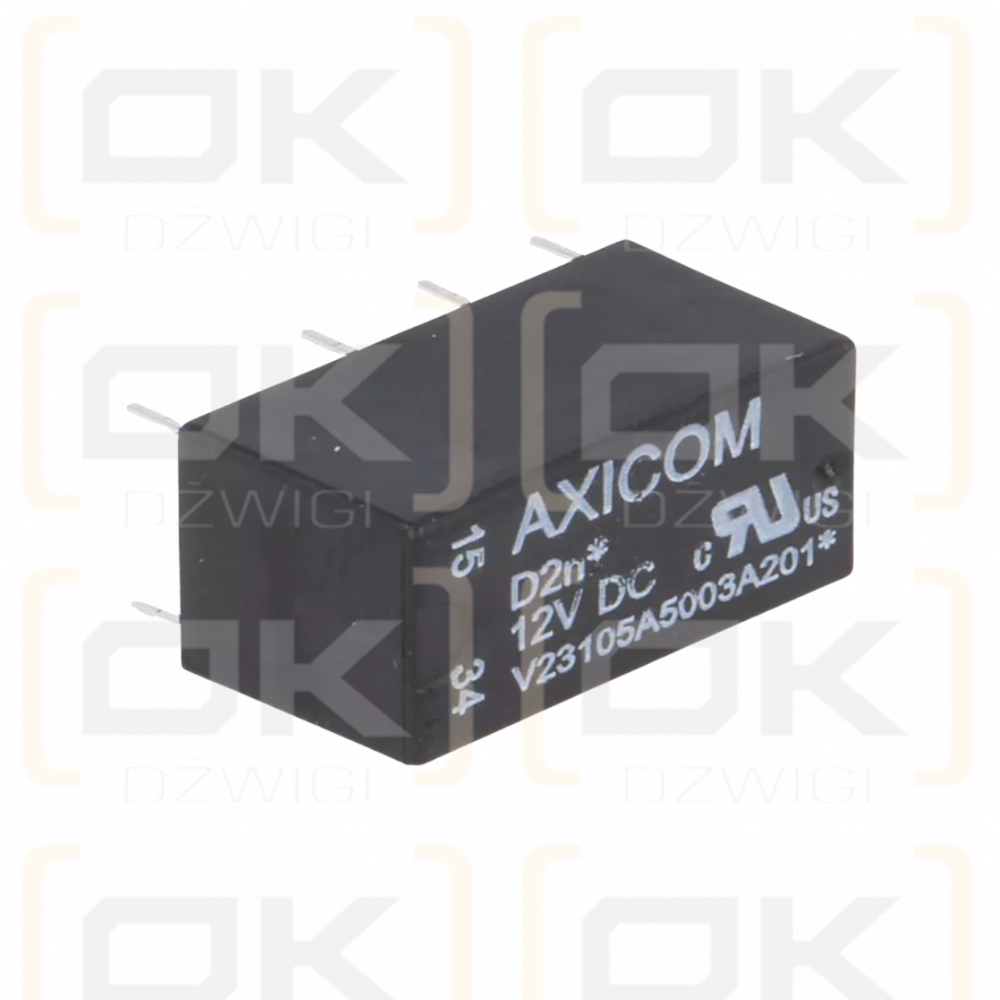 Przekaźnik miniaturowy elektromagnetyczny 12VDC D2N12-960