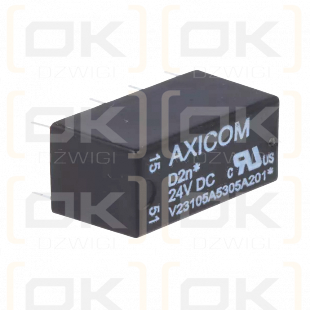 Przekaźnik miniaturowy elektromagnetyczny 24VDC D2N24-2880