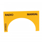 РАДИО / РУКОВОДСТВО Наклейка Fassi