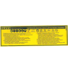 Наклейка Инструкции по безопасному использованию крана Fassi