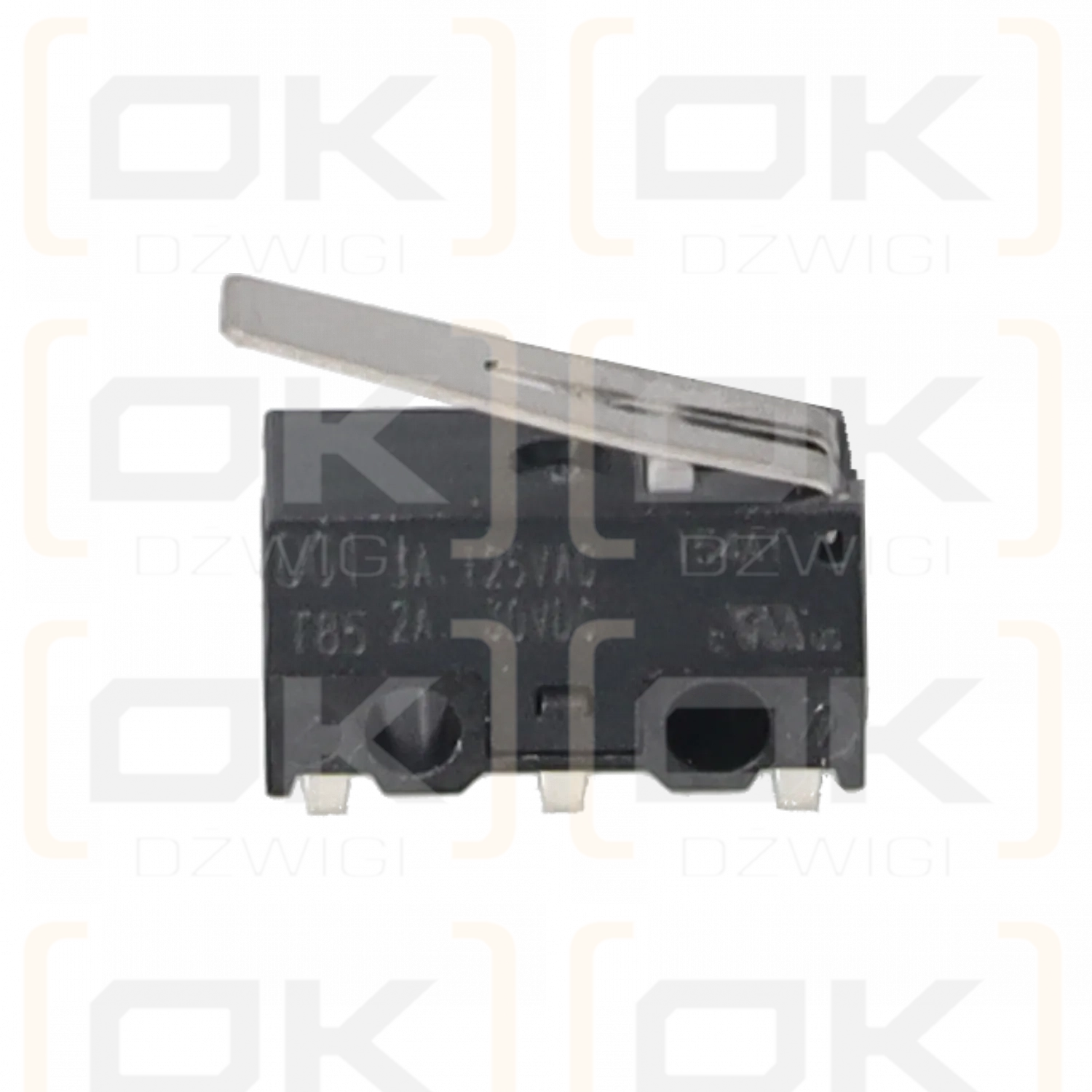 ZF DG13-B3LA Mikroprzełącznik DG13-B3LA 125 V/AC 3 A 1 x wł/(wł) IP40 (przełącznik), IP00 (styki) chwilowy