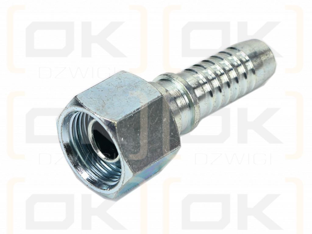Zakucie hydrauliczne proste DKM DN12-M20x1.5 WNP stożek kulisty