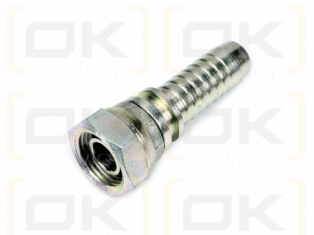 Zakucie hydrauliczne proste DKOL DN12-12L M18x1.5