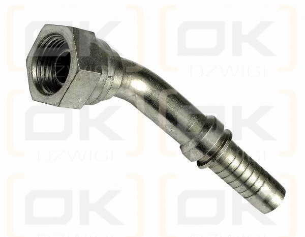 Zakucie hydrauliczne kątowe DKR45 DN16-5/8